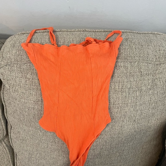 Orange JLUXLABEL bodysuit - Picture 2 of 2